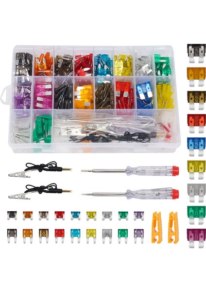 306 Adet Otomotiv Sigorta Çeşitleri Kiti Sigorta Çeşitleri Kiti Bıçak Tipi Otomotiv Sigorta Çeşitleri Kiti (Yurt Dışından)