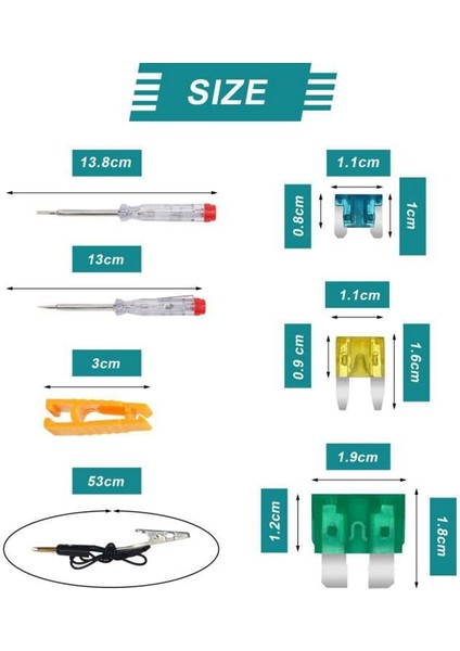 306 Adet Otomotiv Sigorta Çeşitleri Kiti Sigorta Çeşitleri Kiti Bıçak Tipi Otomotiv Sigorta Çeşitleri Kiti (Yurt Dışından) fiyatları