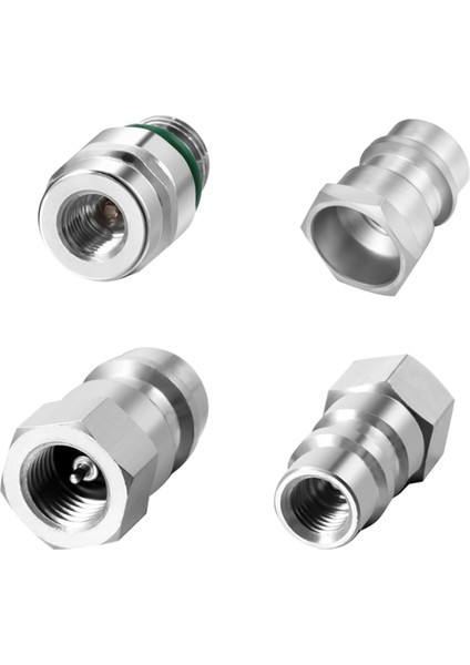 4 Parçalı VA-LH11 A/c R-12'den R-134A'YA Dönüştürme Adaptörü Bağlantı Parçası 1/4 Sae Dişli Düşük Yüksek Taraf Dönüşümü Için (Yurt Dışından) fiyatları