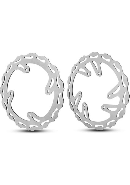 Motosiklet 240MM Ön Arka Fren Diskleri Rotorları Honda CR125R 2002-2007 Crf 250R 450R 2004-2014 250X 450X 2005-2017 (Yurt Dışından)