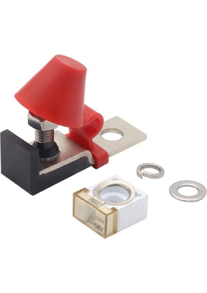 Yeni Enerji Elektrikli Araç Akü Sigorta Tutucusu, 58V 150A Yalıtım Sigorta Tutucusu Sigortalı (Yurt Dışından)