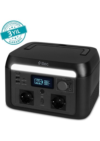 Ttec Powermax Pro 600W Taşınabilir Güç Istasyonu modelleri