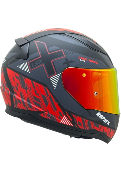 Rapıd 2 Xtreet Kırmızı Cam Kask modelleri