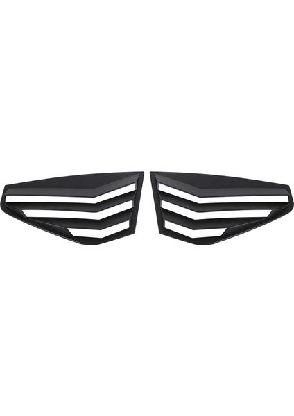Volkswagen Golf Mk8 2021-2023 Için Mat Siyah Arka Yan Havalandırma Çeyrek Pencere Panjur Kepenk Kapağı Döşemesi (Yurt Dışından)