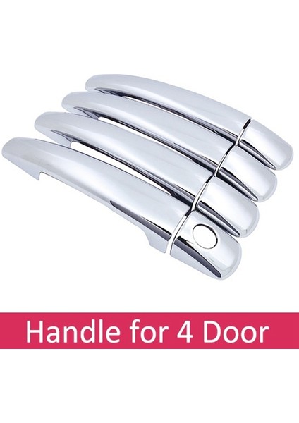 Peugeot 208 2012-2018 Için Luxuriou Krom Dış Kapı Kulp Kılıfı Araba Aksesuarları Çıkartmalar Trim Seti (Yurt Dışından) fiyatları