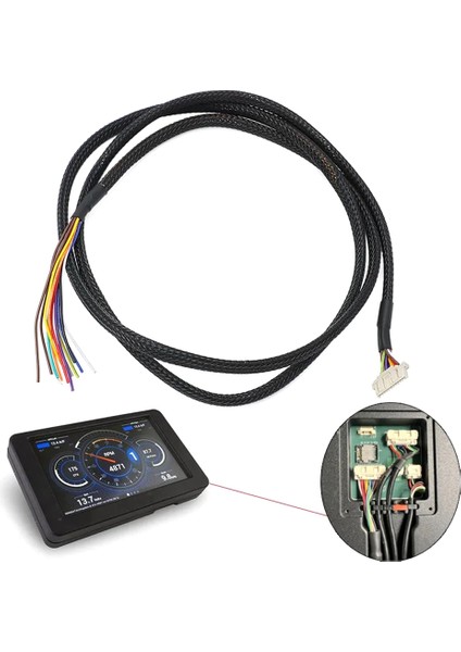 Holley Efı 7ın Dijital Dash Araba Teli Kablo Adaptör Konnektörü Fişi Otomatik Giriş Çıkış Kablo Demeti Efı Dokunmatik Ekran 553-106 (Yurt Dışından) indirimleri