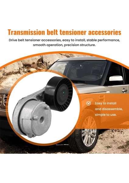 LR079293 Land Rover Range Rover Discovery 4 Için Tahrik Kayışı Gergi Kasnağı LR079293 (Yurt Dışından)