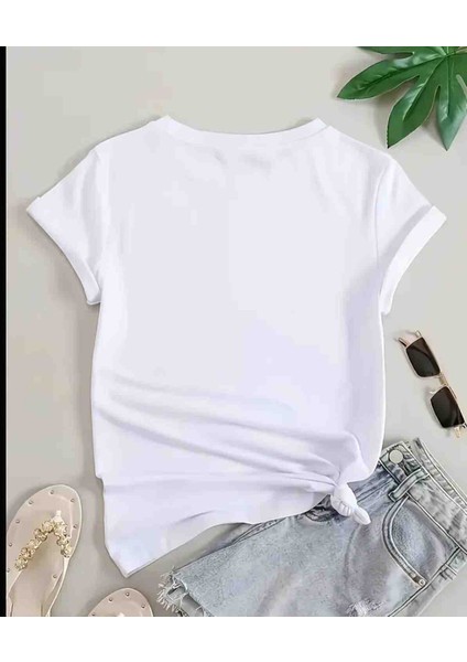 Cherry Özel Tasarım Baskılı Oversize Tshirt