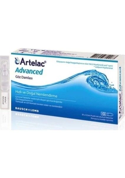 Artelac Advanced 30X0,5 ml Damla 3 Adet
