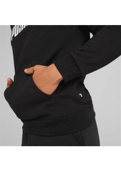 Ess+ 2 Col - Erkek Siyah Pamuklu Kapüşonlu Sweatshirt - 586764 61 fırsatları