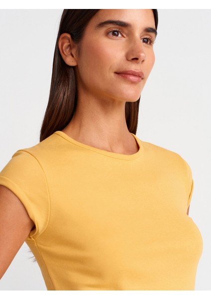 31779 Bisiklet Yaka Basic T-Shirt-Siyah modelleri