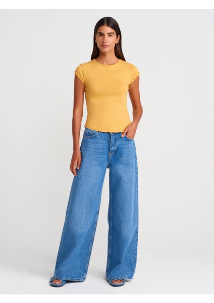 31779 Bisiklet Yaka Basic T-Shirt-Siyah fırsatları