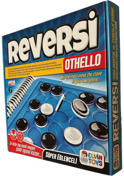 🎲 Reversi (Othello) Strateji Kutu Oyunu – Zekanı Konuştur! 🧠