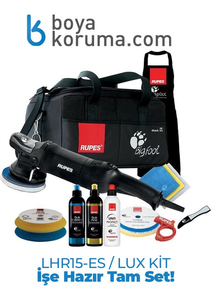 LHR15ES/LUX Orbital Polisaj Makinesi Set - Işe Hazır Paket