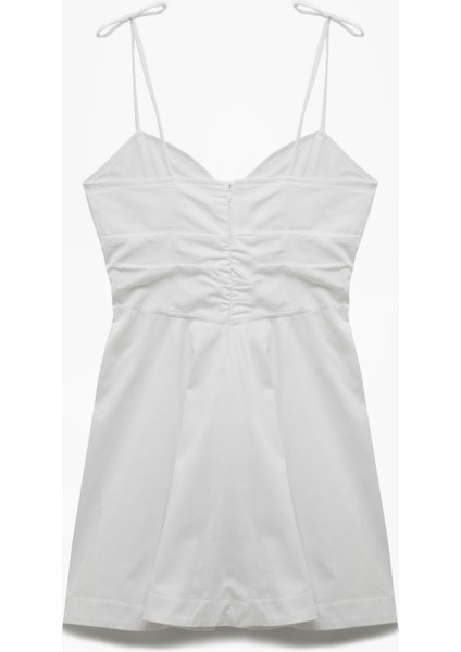 Bağlamalı Yaka Ip Askılı A Kesim Mini Elbise fiyatları