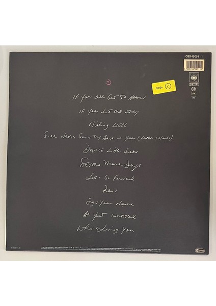 Terence Trent D'arby Introducing The Hardline According To Terence Trent D'arby Lp Plak (Orjnal 1987 Dönem Hollanda Baskı Plak)
