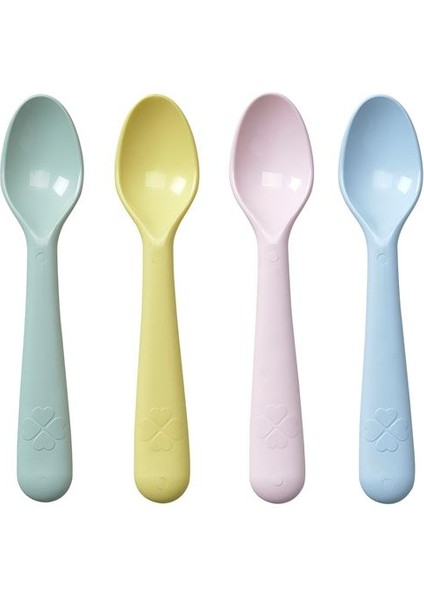 Kalas Çocuk Kaşık Seti, Pastel Tonlar, 4 Adet