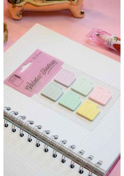 Yapışkanlı Index 25X25 Mm, 150 Yaprak 6 Renk