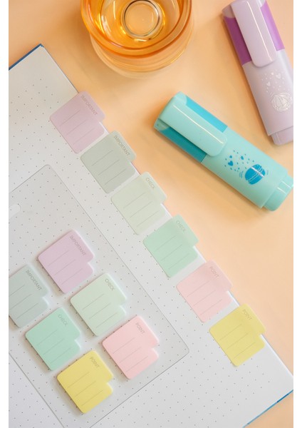 Yapışkanlı Index 25X25 Mm, 150 Yaprak 6 Renk modelleri