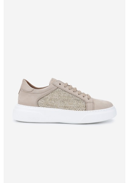 Erkek Deri Sneakers & Spor Ayakkabı 1113 1191 Erk Ayk Y25 Bej Org/bej
