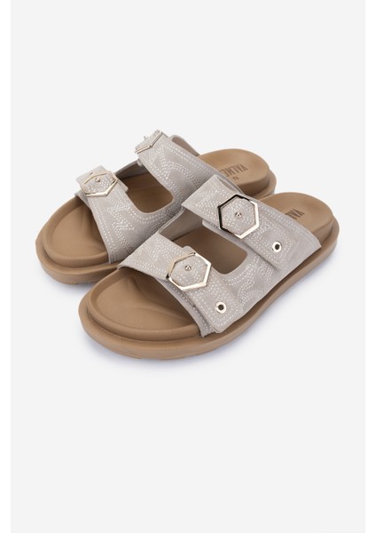 Kadın Deri Bej Süet Düz Terlik 1109 M625 Bn Trlk Y25 Bej Suet indirimleri