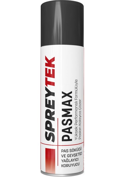 Pasmax Pas Sökücü Sprey | Sıkışmış Parçalar Için Yağlayıcı ve Pas Temizleyici 500 ml