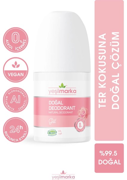 Doğal Deodorant – Gül Kokulu