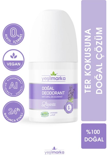Doğal Deodorant – Lavanta Kokulu