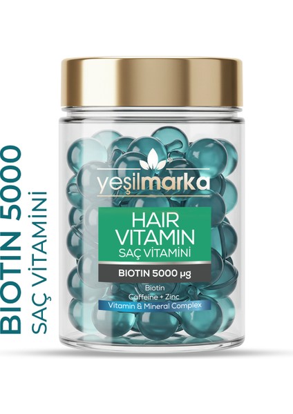 Saç Vitamini - Biotin & Kafein