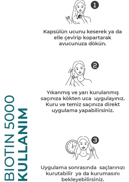 Saç Vitamini - Biotin & Kafein modelleri