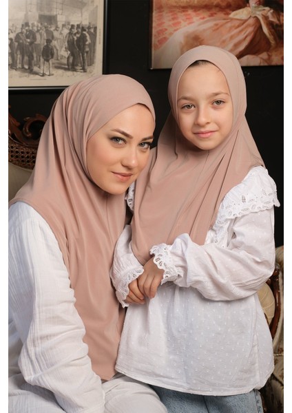 Lacivert Pratik Anne Kız Kombin Tesettür Eşarp Sandy Düz Hijab 230812_02 fiyatları