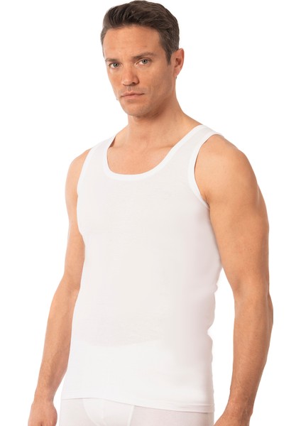 Özkan 0050 2'li Paket Erkek Pamuklu Süprem Esnek Rahat Kalın Askılı Atlet modelleri