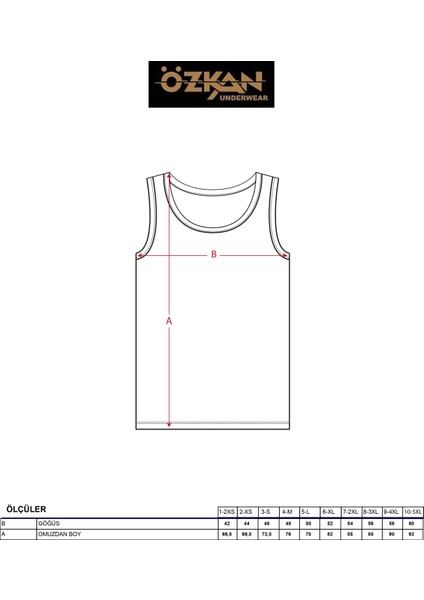 Özkan 0050 2'li Paket Erkek Pamuklu Süprem Esnek Rahat Kalın Askılı Atlet indirimleri