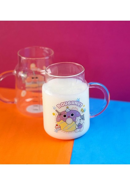 Kawaii Tasarımlı Cam Kupa modelleri
