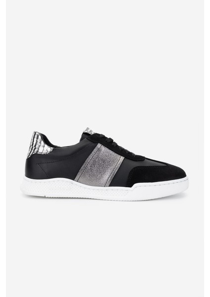 Kadın Deri Sneakers & Spor Ayakkabı 1115 2906 Bn Ayk Y25 Syh Suet/syh Dr/ant Kroko