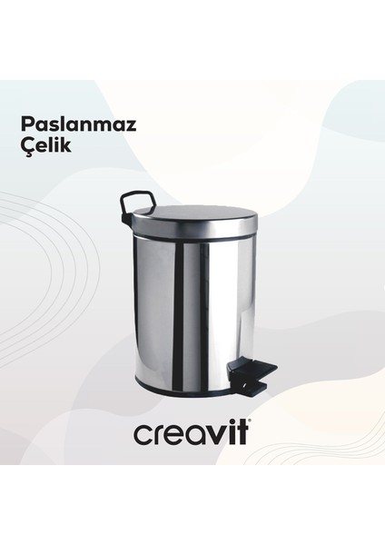 Çöp Kovası 12 Lt (Pedallı)