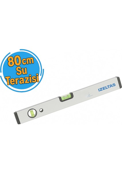 Izeltaş Alüminyum Gövdeli Su Terazisi 80 cm