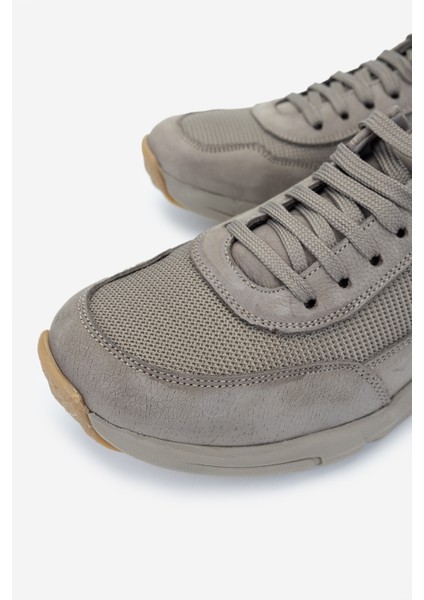Erkek Deri & Tekstil Casual Ayakkabı 128 244110 Erk Ayk Y25 Bej Nbk/bej Tks