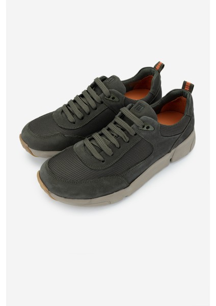 Erkek Deri & Tekstil Casual Ayakkabı 128 244110 Erk Ayk Y25 Hakı Nbk/hakı Tks indirimleri