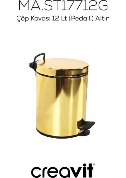 Çöp Kovası 12 Lt (Pedallı) Altın fırsatları