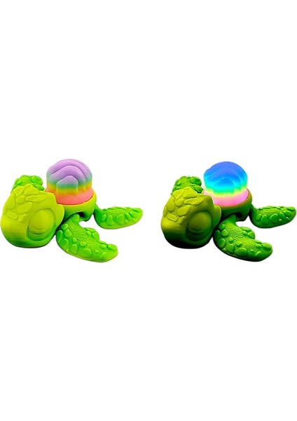 3D Işıklı Kaplumbağa Çocuk Oyuncakları Gece Işıklı Oyuncaklar Figure Oyuncaklar (Yurt Dışından)