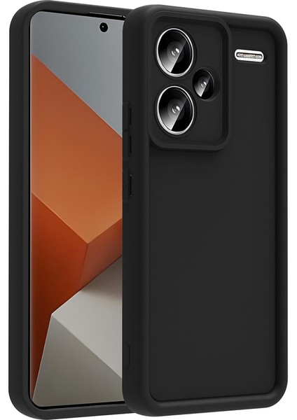 Xiaomi Redmi Note 13 Pro Plus Kılıf Kamera Korumalı Hlp Ananas Kapak - Siyah