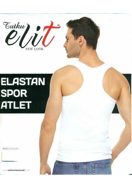 e Erkek Elastan Spor Atlet 1304 6'lı Paket