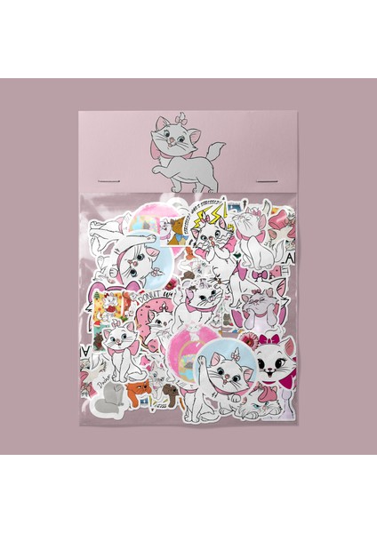 Aristo Cat Kedi Sticker Paketi -Bullet Journal - Ajanda - Planner - Defter - Laptop Etiket Çıkartma Çok Renkli 10 x 15 Paket Boyutu 3 x 5 cm Stickerlar Paket Içeriği 25 Adet Dadi Ramba