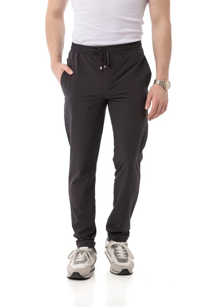 Erkek Slim Fit Likralı Jogger Pantolon
