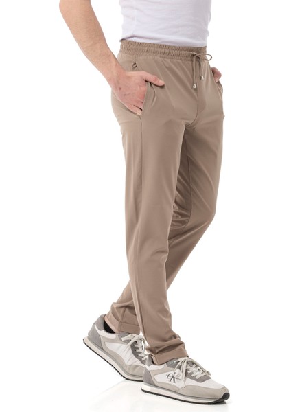 Erkek Slim Fit Likralı Jogger Pantolon