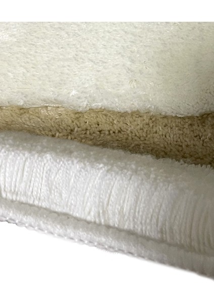 Quadrato Taş 70X120 cm Banyo Halısı Paspas Kaymaz Taban Yıkanabilir Akrilik