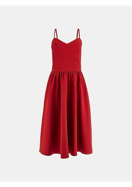 Kadın Kırmızı Sophie Uzun Elbise modelleri