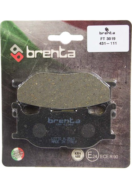 431-111 Brenta Organik Ft 3019 Fren Balata