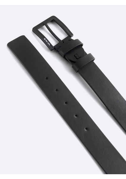 Erkek Siyah Metal Tokalı Kemer A41Y9301